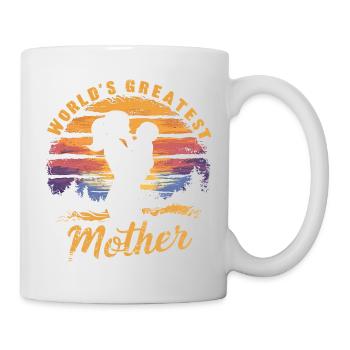 La plus grande mère du monde - Mug blanc - blanc - Droite