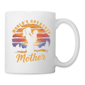 La plus grande mère du monde - Mug blanc - blanc - Droite