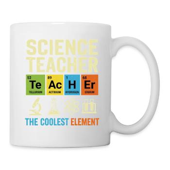 Science Teacher The Coolest Element - Mug - white - Right