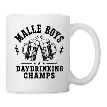 Malle 2026 Malle Boys Daydrinking Champs 2026 - Tasse - Weiß - Rechts