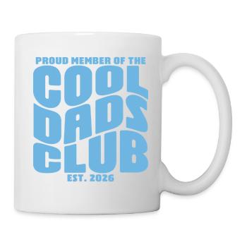 Club des papas cool - Cadeau de la fête des pères 2026 - Mug blanc - blanc - Droite