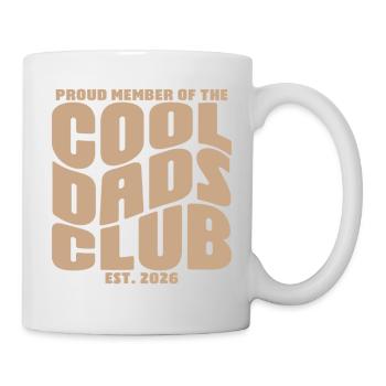 Club des papas cool - Cadeau de la fête des pères 2026 - Mug blanc - blanc - Droite