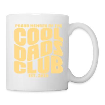 Cadeau de la fête des pères 2026 - Club des papas cool - Mug blanc - blanc - Droite