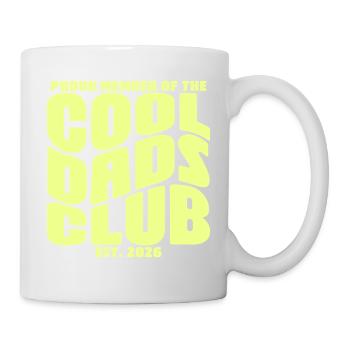 Cadeau de la fête des pères 2026 - Club des papas cool - Mug blanc - blanc - Droite