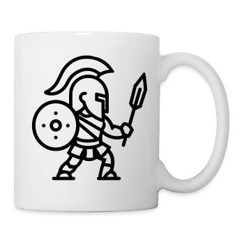spartan - Mug blanc - blanc - Droite