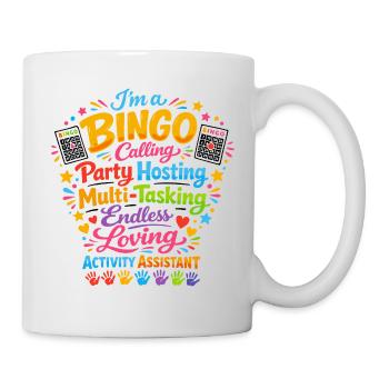 Animation Assistant Bingo Activities Gift - Mug - white - Right