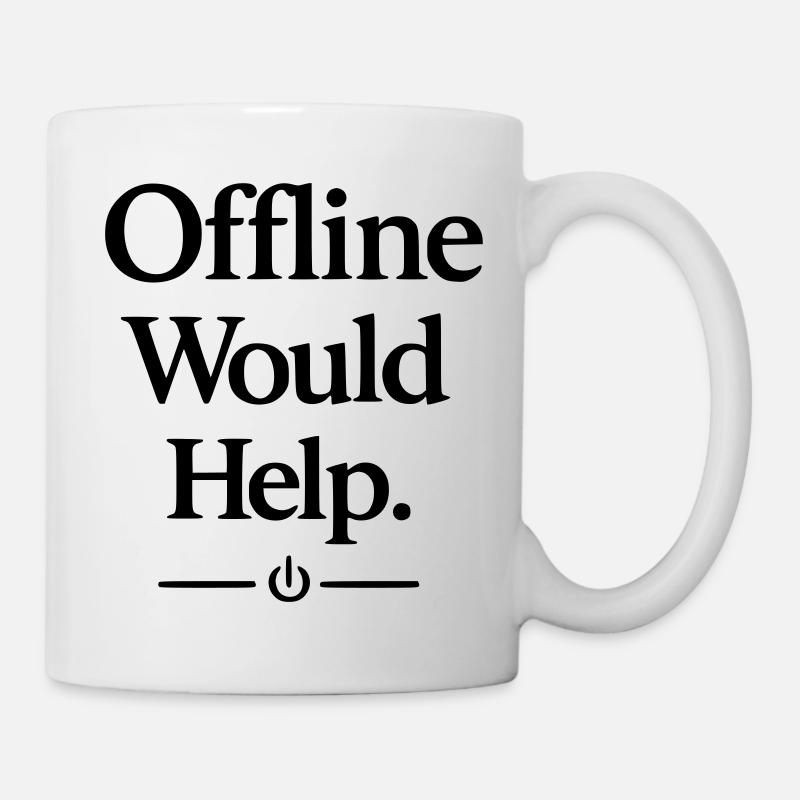 Offline Would Help - Mug - white