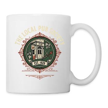 Local Pub Fan - Tasse - Weiß - Rechts
