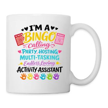 Animation Assistant Bingo Activities Gift - Mug - white - Right