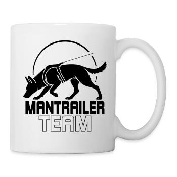 Malinois Mantrailer Team Hundesport Hunde Wilsigns - Tasse - Weiß - Rechts