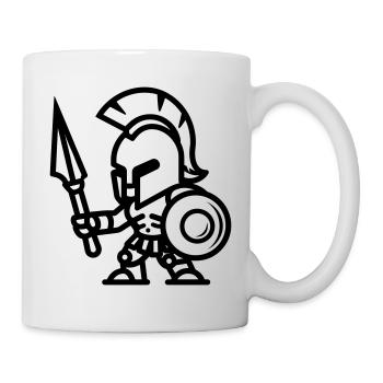 spartan - Mug blanc - blanc - Droite