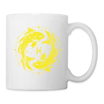 Symbole des Poissons – Doux & Moderne - Mug blanc - blanc - Droite