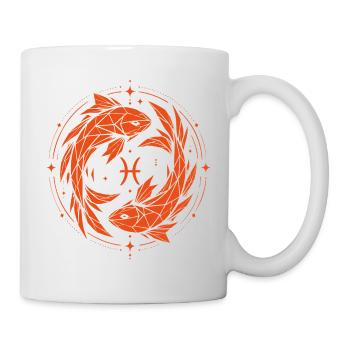 Symbole des Poissons – Doux & Moderne - Mug blanc - blanc - Droite