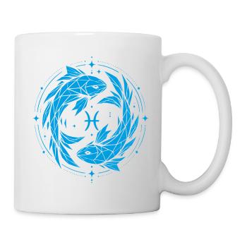 Symbole des Poissons – Doux & Moderne - Mug blanc - blanc - Droite