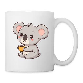 Koala en Pause Café - Mug blanc - blanc - Droite