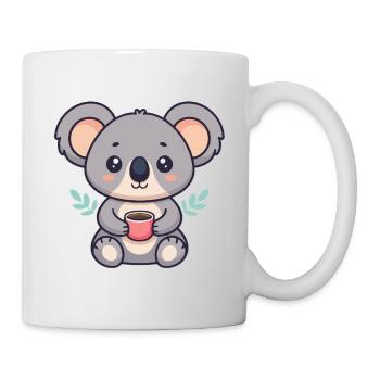 Koala-Süßkaffee - Tasse - Weiß - Rechts