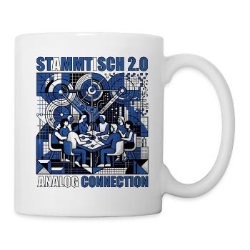 Stammtisch 2.0 - Tasse - Weiß - Rechts