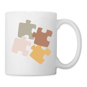 Puzzle Patchwork Vielfalt - Tasse - Weiß - Rechts