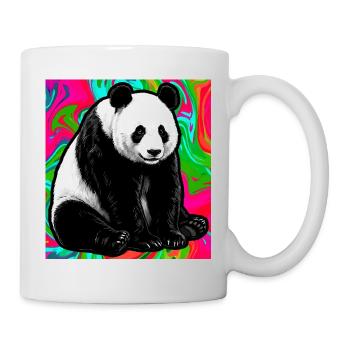 panda - Mug blanc - blanc - Droite