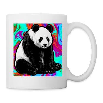panda - Mug blanc - blanc - Droite