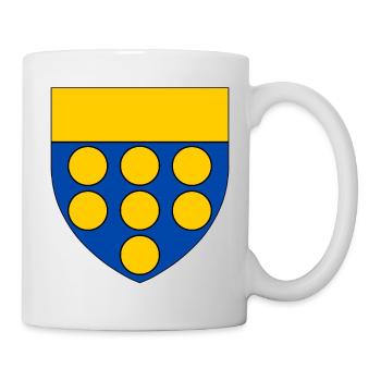 Wappen von Brie - Tasse - Weiß - Rechts