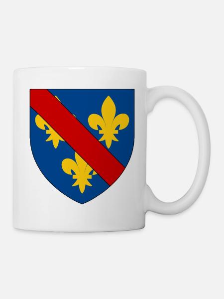 Wappen der Bourbonnais - Tasse - Weiß