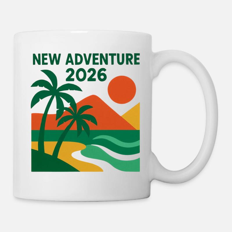 New Adventure 2026 - Tasse - Weiß
