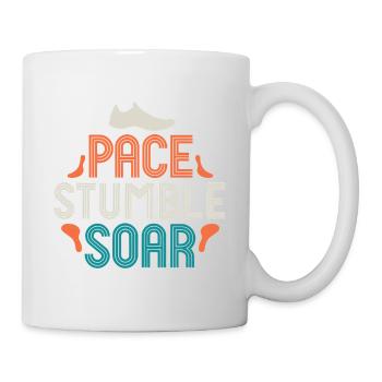 Pace Stumble Soar — Colorful Motivation - Mug - white - Right