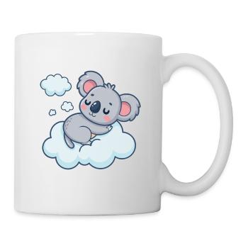 Nuage Koala Somnolent - Mug blanc - blanc - Droite