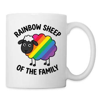 Pride Month LGBT - Rainbow Sheep of the Family - Mug - white - Right