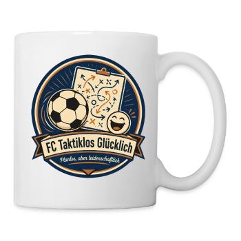 FC Taktiklos Glücklich - Tasse - Weiß - Rechts