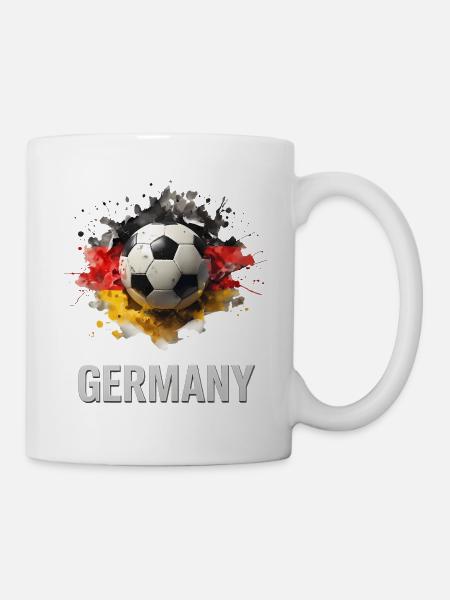 Germany Football Colors Splash - Mug - white