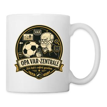 Opa VAR-Zentrale - Tasse - Weiß - Rechts