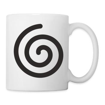 Spiral – Design minimaliste de symboles - Mug blanc - blanc - Droite