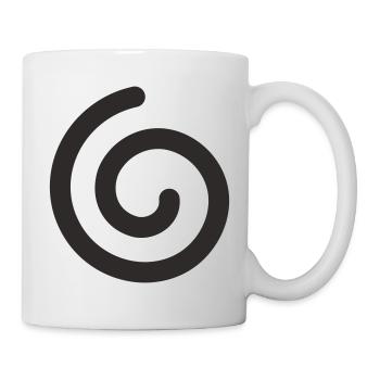 Spiral – Design minimaliste de symboles - Mug blanc - blanc - Droite
