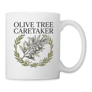 Olive Tree Caretaker - Tasse - Weiß - Rechts