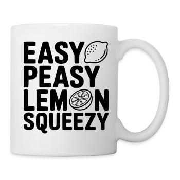 Facile à presser un citron facile - Mug blanc - blanc - Droite