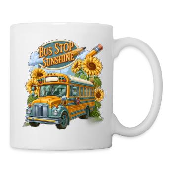 Bus Stop Sunshine - Mug - white - Right