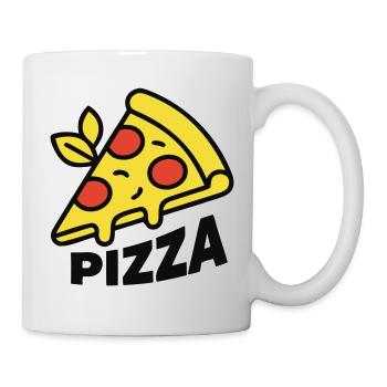 Pizza Piece Letting Italy Pizzeria - Mug blanc - blanc - Droite
