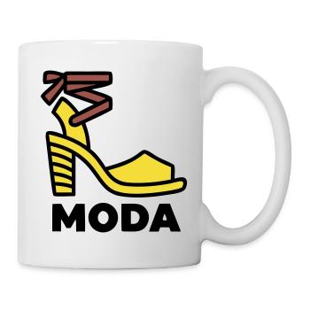High Heel Shoe Moda Italy Fashion Vacation - Mug - white - Right