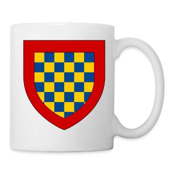 Wappen der Tardenois - Tasse - Weiß - Rechts