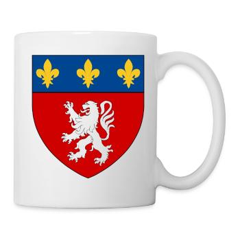 Heraldisches Wappen von Lyon - Tasse - Weiß - Rechts