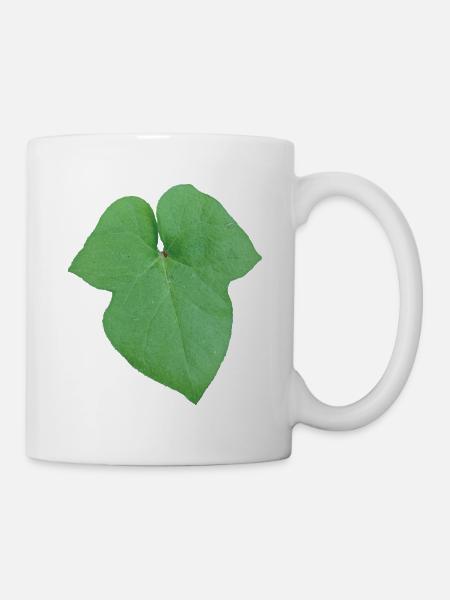 Green_Leaf_-_Tiny_Red_Spider - Mug - white