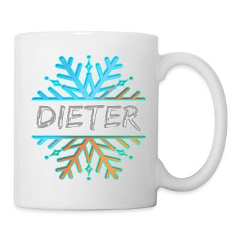 Vorname Dieter - Tasse - Weiß - Rechts