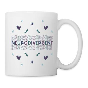 Neurodivergent - Autism Adhd Autismus Adhs - Mug - white - Right