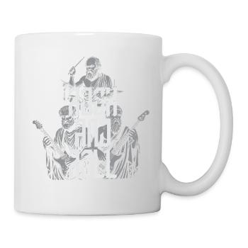 Classic Rock 'n' Roll antike Philosophenband T-S - Tasse - Weiß - Rechts