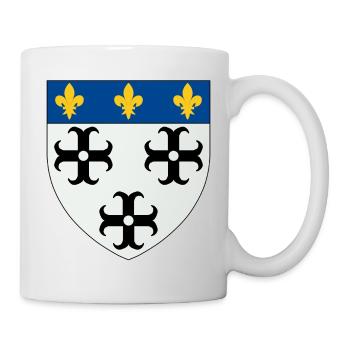 Wappen von Moulins - Tasse - Weiß - Rechts