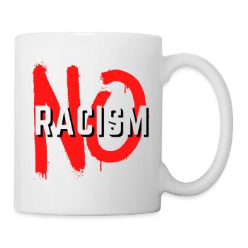 No Racism Statement - Tasse - Weiß - Rechts