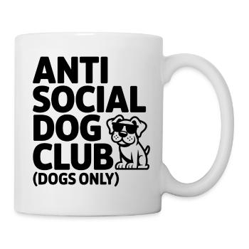 Anti Social Dog Club - Mug - white - Right
