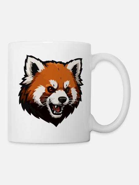 Aggressiver Fuchs - Tasse - Weiß